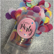 Push Pop Colorful Tissue Round